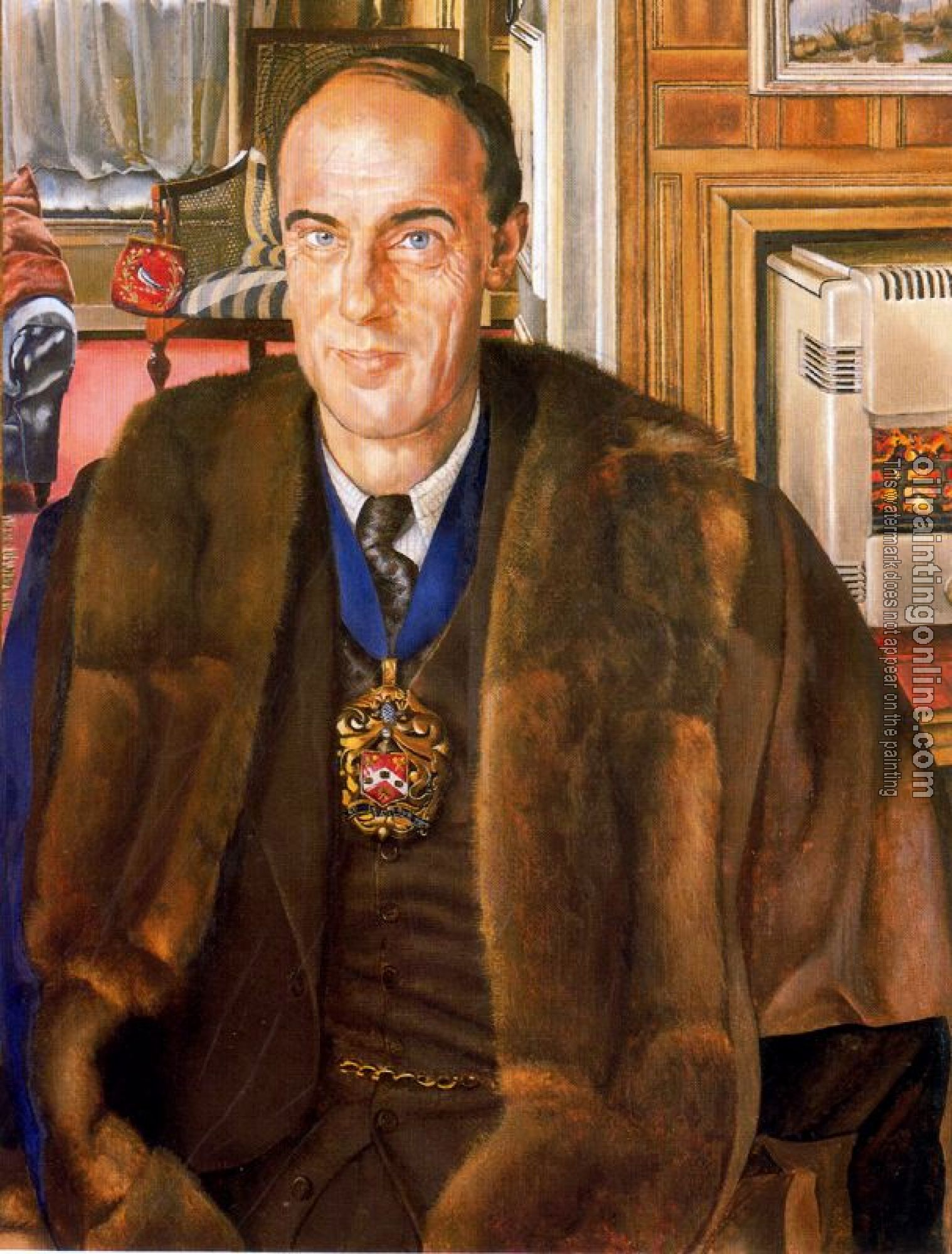 Stanley Spencer - Portrait Of J.e. Martineau